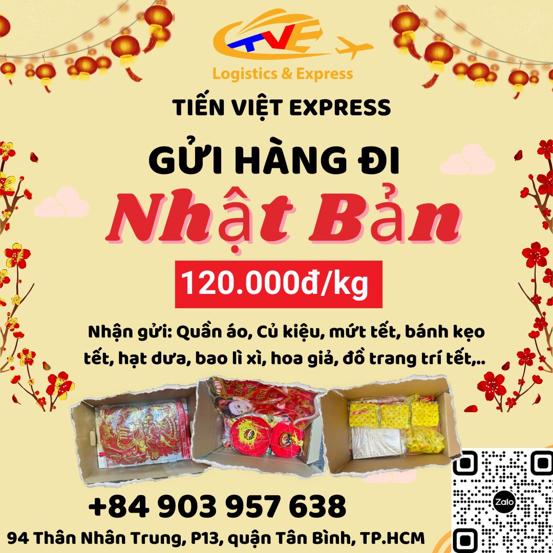 Gửi hàng đi Nhật Bản - Tiến Việt Express